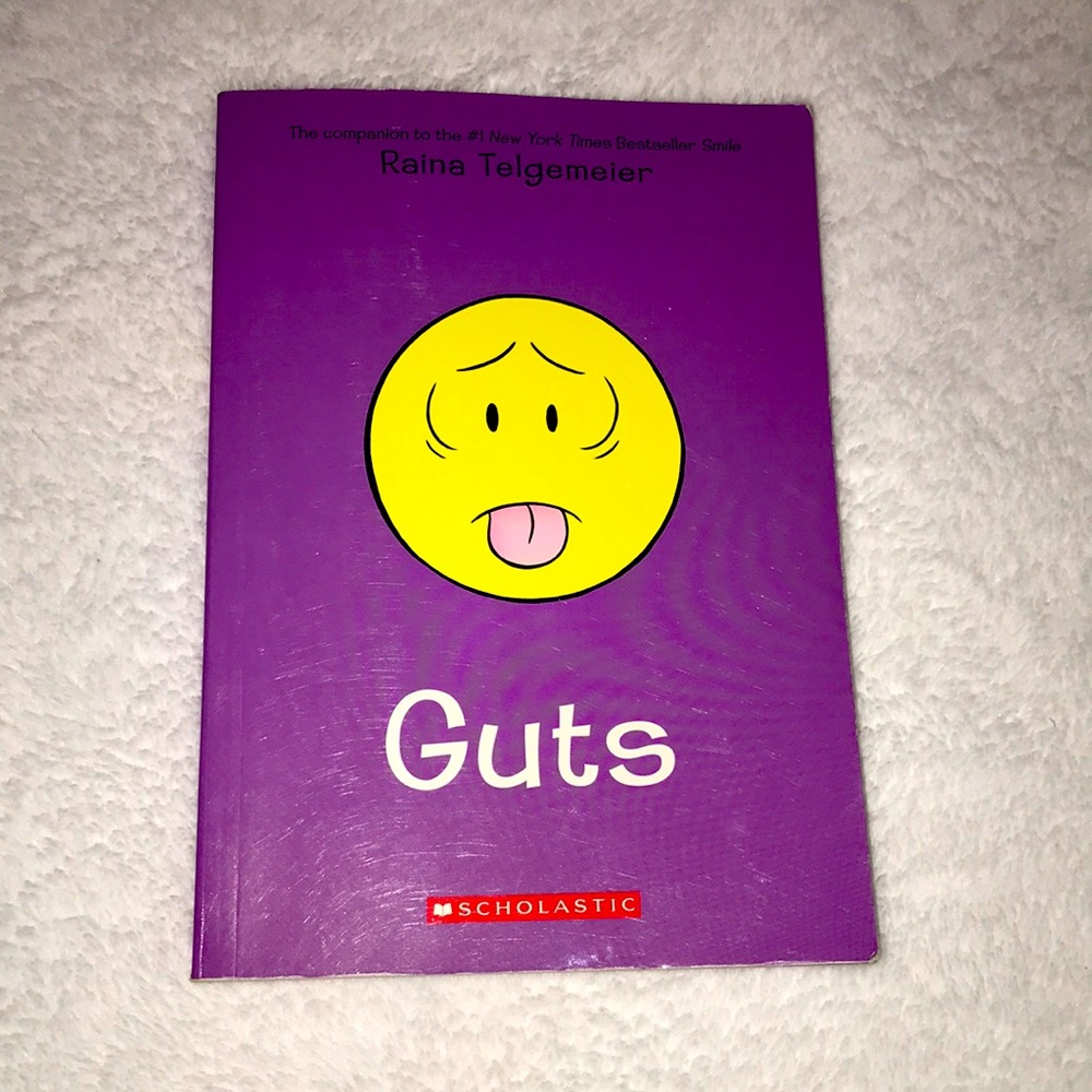It is the book called guts read 1 once In good condition.Kids loved it .